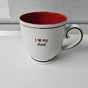 Spectrum‎ Designz I Heart My Mom Coffee Mug Red Interior Novelty Gift